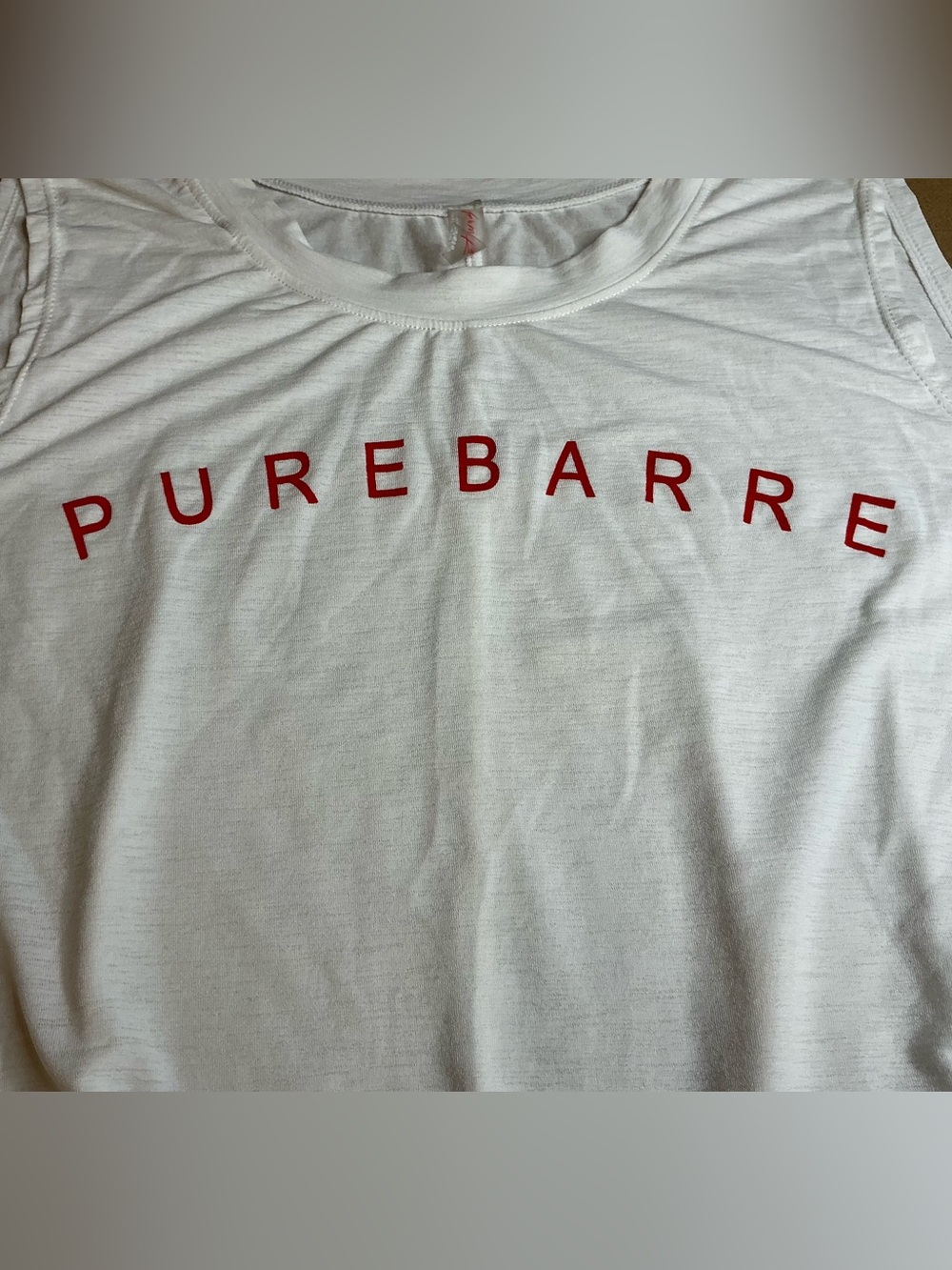Free People Movement x Pure Barre White Tempo Tank Top Size medium - Picture 2 of 16